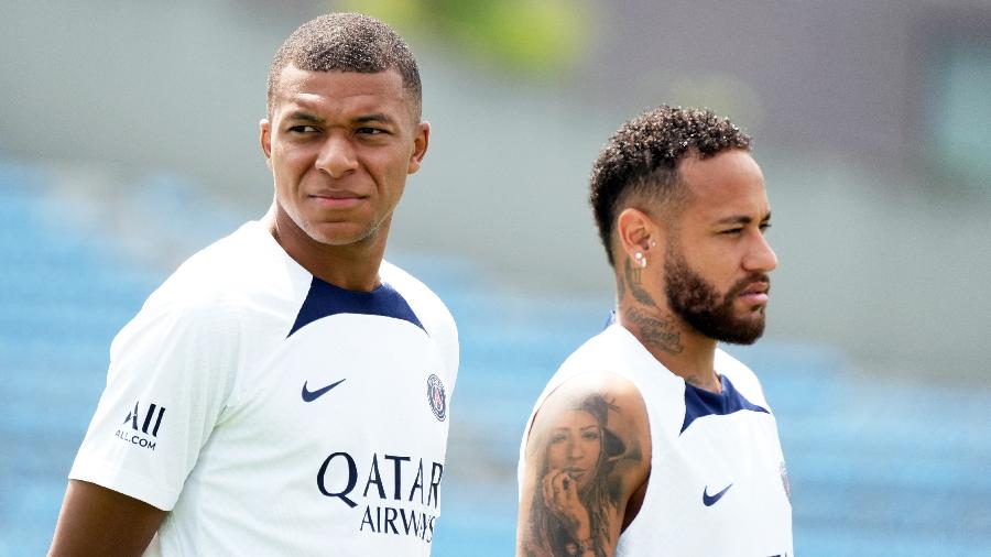 PSG Era Mbappé já tem atrito Neymar racha no elenco e caça a