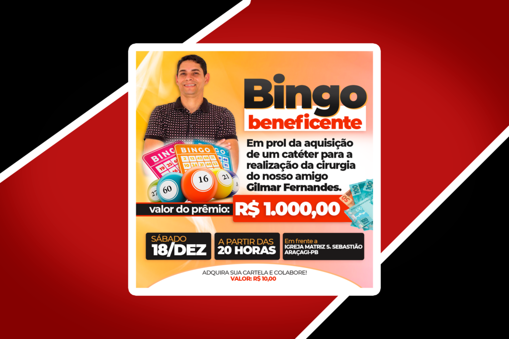 Brumado: Bingo solidário visa arrecadar fundos para homem em tratamento